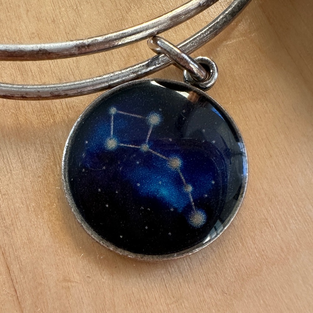 Alex and Ani Silver Little Dipper charm bracelet